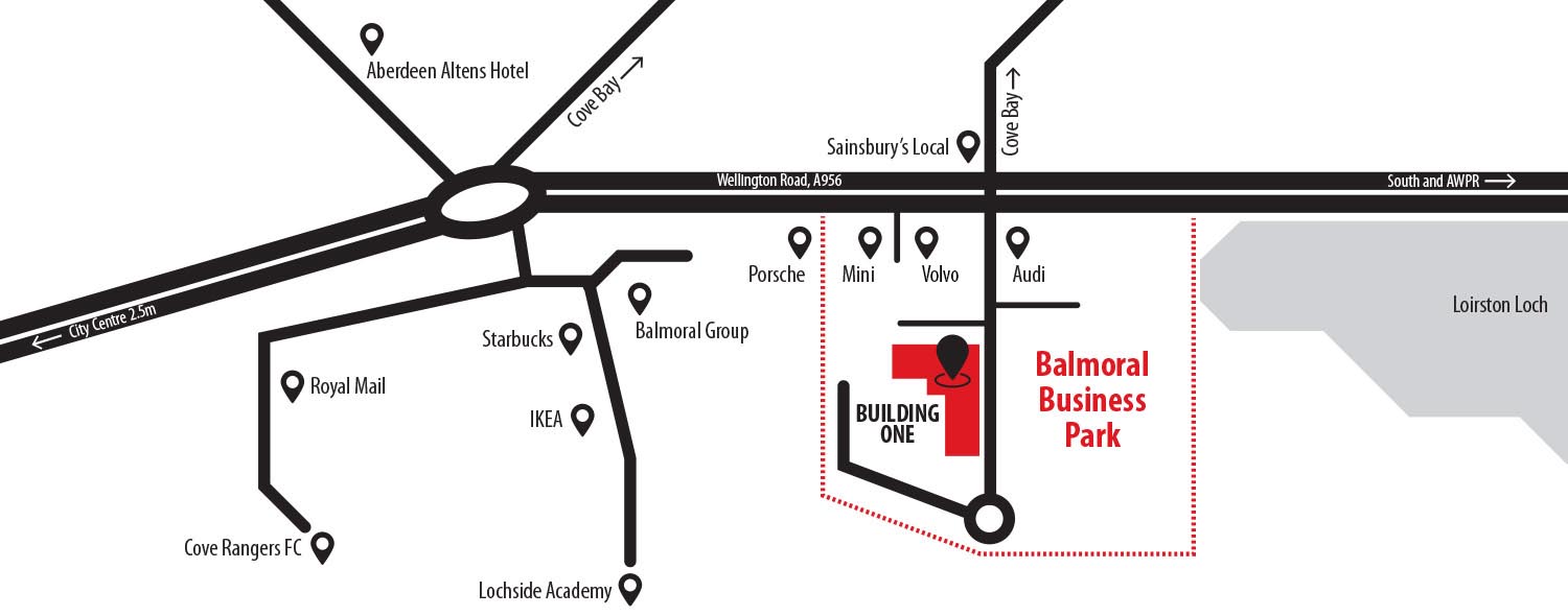 Balmoral Businesss Park location map