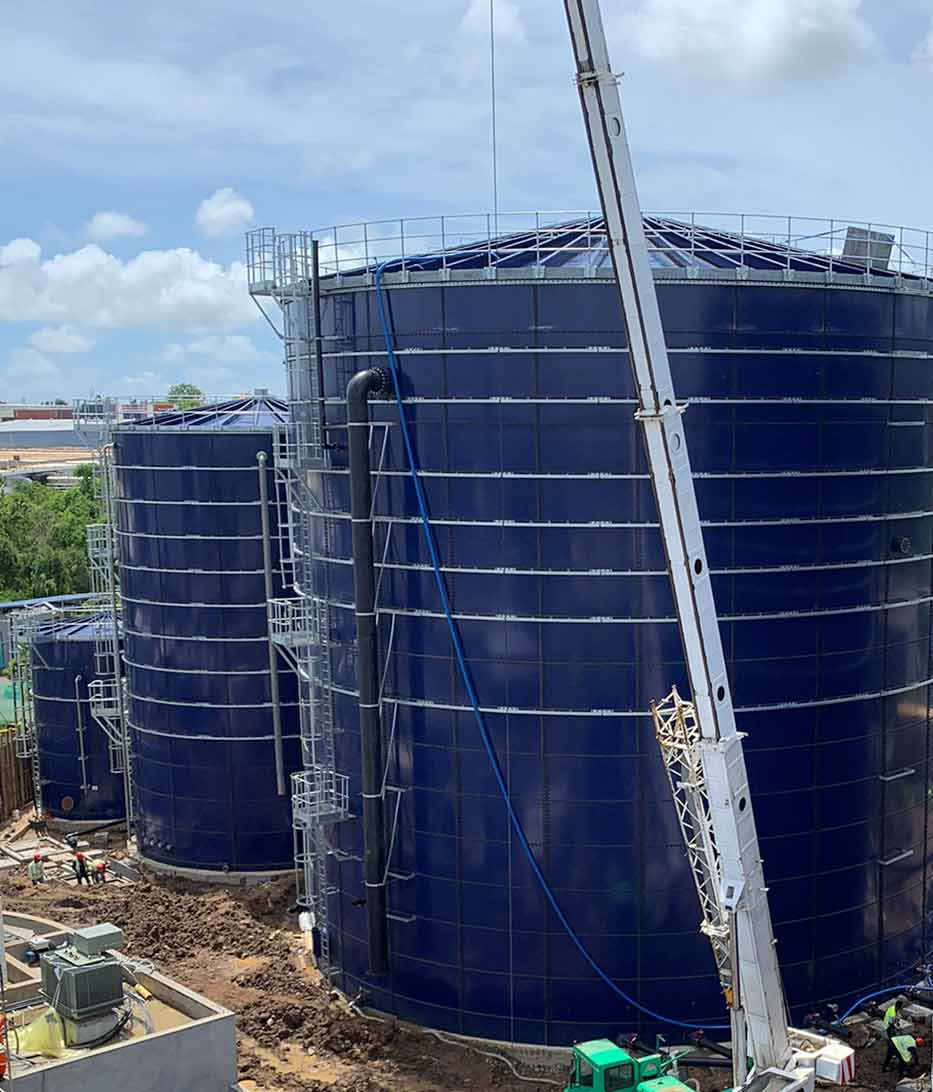 Balmoral digester tanks